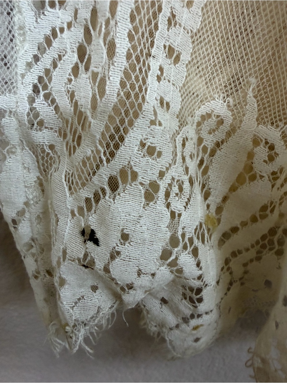 Baltic Born Caroline Cream Ivory Lace Off The Shoulder Maxi Dress Small $98 - Picture 14 of 16